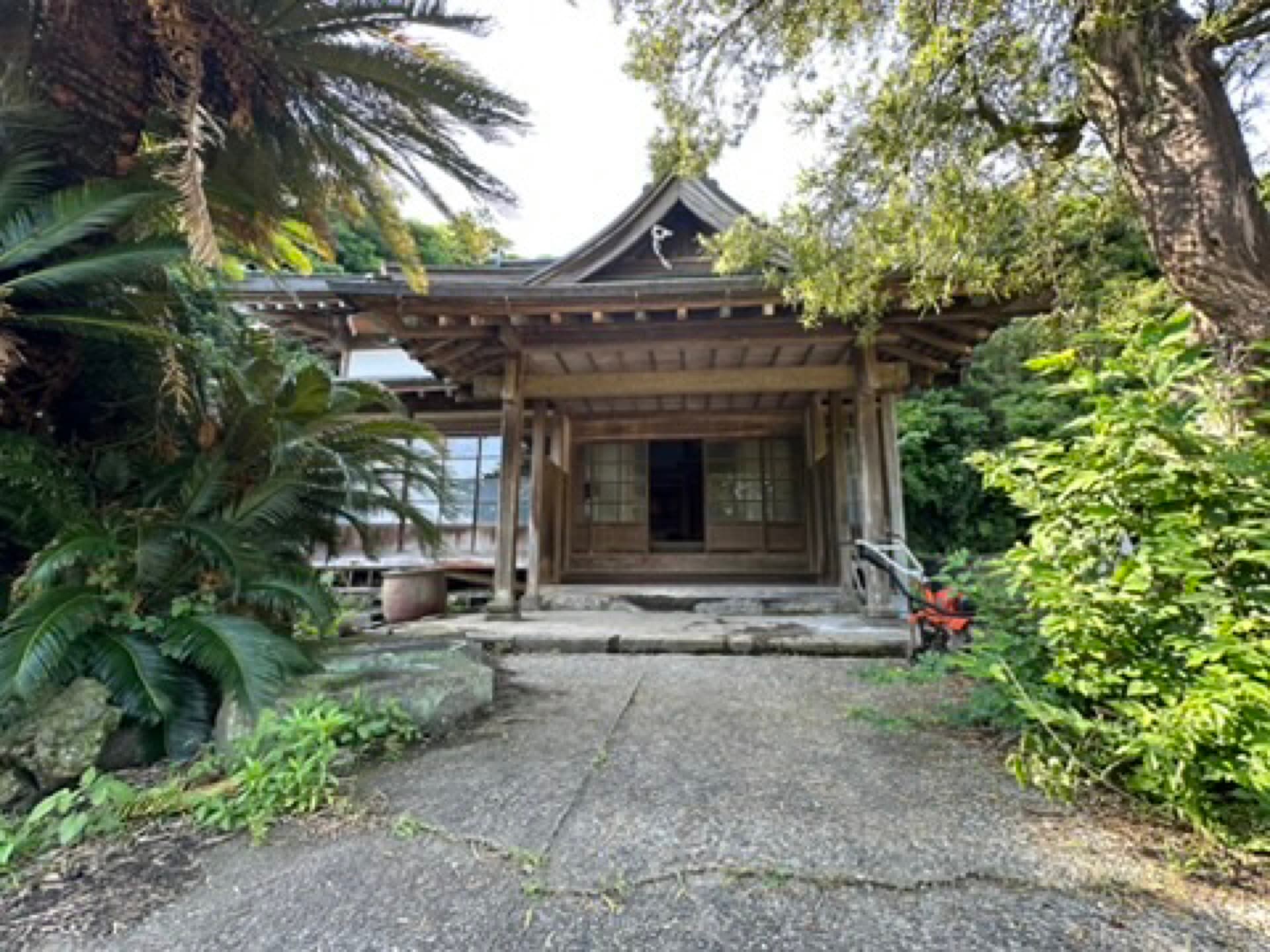 キャンプ場の建物