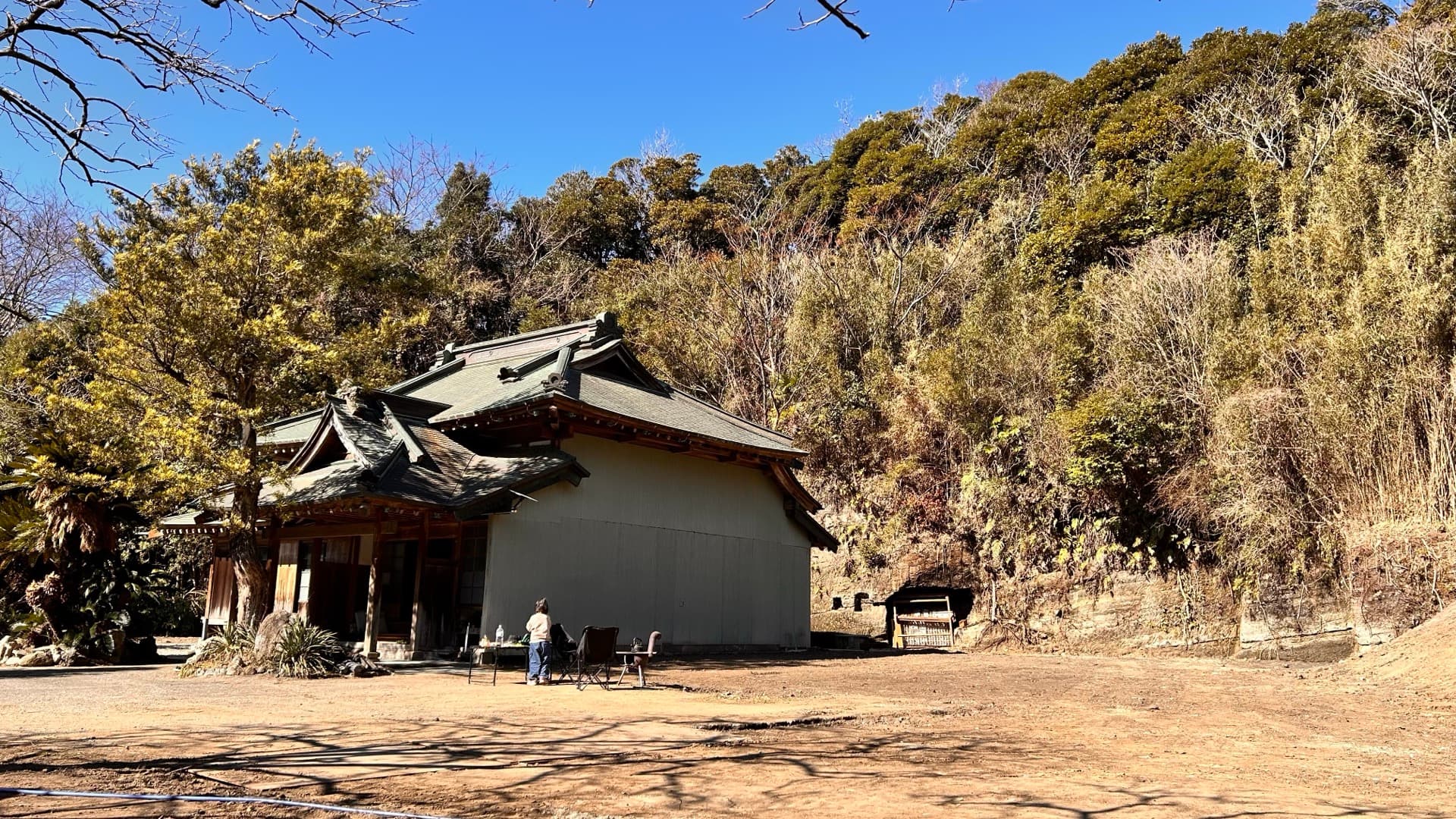 江田キャンプ場の全景